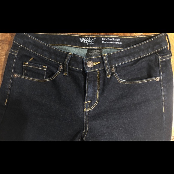 Mossimo jeans with silver cuff - Picture 1 of 2
